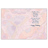 Birthday Card: Granddaughter: May flowers bloom just for you...