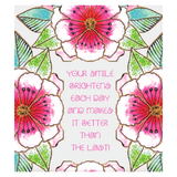 Celestial Florals Mother's Day card - Single