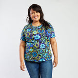 Blue Florals T-Shirt