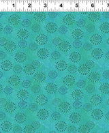 Oceania Geo by-the-yard - Teal