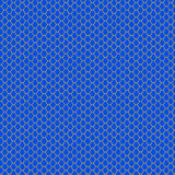 Oceania Scales by-the-yard - Blue/Gold Metallic