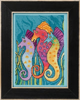 Sea Horses Cross Stitch Kit-CRAFT-Wichelt Imports-Laurel Burch Studios