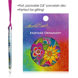 Carlotta's Garden Porcelain Keepsake Ornament - Laurel Burch Studios