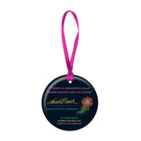 Carlotta's Garden Porcelain Keepsake Ornament - Laurel Burch Studios
