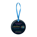 Cerulean Cat Porcelain Keepsake Ornament - Laurel Burch Studios