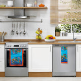 Cerulean Cat Tea Towel - Laurel Burch Studios