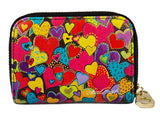 Dancing Hearts Zippered Wallet - Laurel Burch Studios