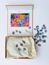 Dogs and Doggies 1000-Piece Puzzle - Laurel Burch Studios