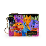 Dogs and Doggies Keychain Wallet - Laurel Burch Studios