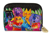 Dogs and Doggies Zippered Wallet - Laurel Burch Studios