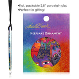 Fantasticats Porcelain Keepsake Ornament - Laurel Burch Studios