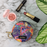 Fantasticats Round Zipper Case with Ring Clasp - Laurel Burch Studios