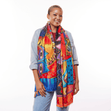 Fantasticats Shawl - Laurel Burch Studios