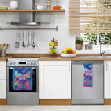 Felines & Flutterbyes Tea Towel - Laurel Burch Studios