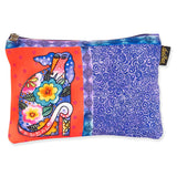 Floral Dog Cosmetic Bag - Laurel Burch Studios