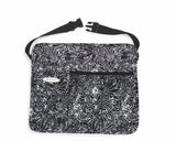 Floral Garden Apron - Black/White - Laurel Burch Studios