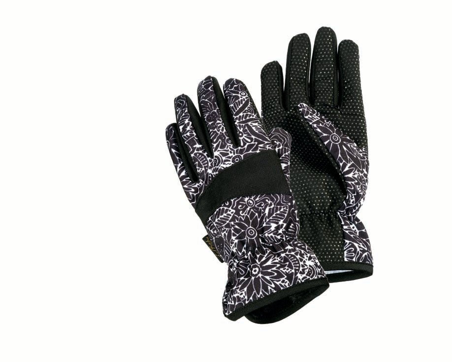Garden Glove Black/White Floral
