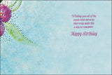 Hummingbird Birthday Card - Single - Laurel Burch Studios