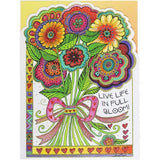 Live Life in Full Bloom Card - Single - Laurel Burch Studios