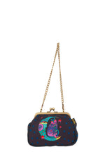 Moonside Cat Clasp Purse with Shoulder Strap - Laurel Burch Studios
