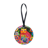 Mother-Daughter Cats Porcelain Keepsake Ornament - Laurel Burch Studios