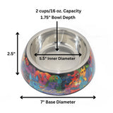 NEW! Dogs, Dogs, Dogs! Pet Bowl - Laurel Burch Studios