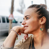 Nile Bird Earrings - Teal - Laurel Burch Studios
