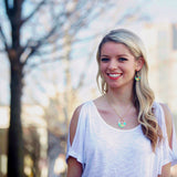 Nile Bird Necklace - Teal - Laurel Burch Studios