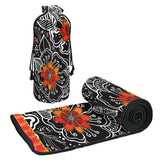 Orange Blossoms Microfiber Beach Towel - Laurel Burch Studios