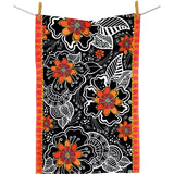 Orange Blossoms Tea Towel - Laurel Burch Studios