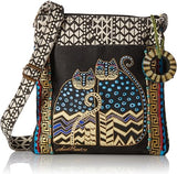 Polka Dot Gatos Crossbody Bag - Laurel Burch Studios
