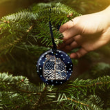 Polka Dot Gatos Porcelain Keepsake Ornament - Laurel Burch Studios