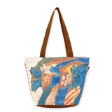 Sky Mares Medium Tote - Laurel Burch Studios