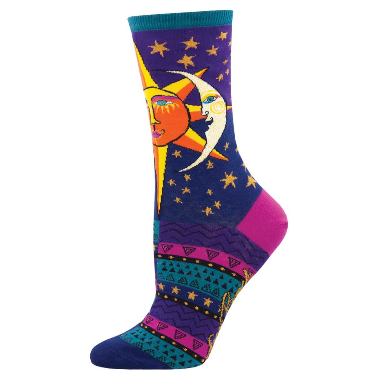 To The Moon Space Dye Socks