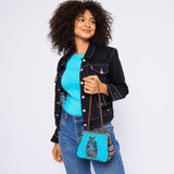 Zara Cat Clasp Purse with Shoulder Strap - Laurel Burch Studios