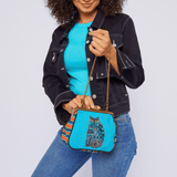 Zara Cat Clasp Purse with Shoulder Strap - Laurel Burch Studios