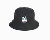 Zig Zag Reversible Bucket Hat - Black/White - Laurel Burch Studios