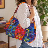 Vintage Wild Cat Family Tote