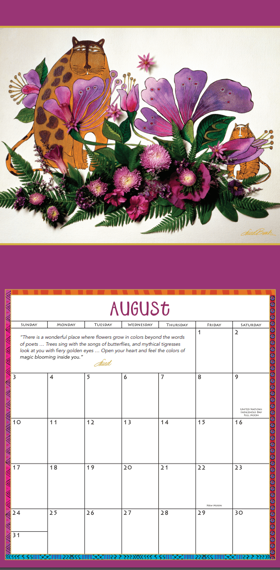 2025 Laurel Burch Wall Calendar Laurel Burch Studios