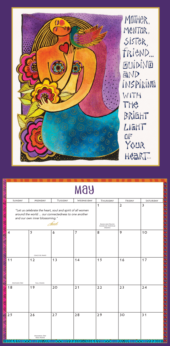 2025 Laurel Burch Wall Calendar - Laurel Burch Studios