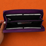 Vintage Leather Cat Wallet