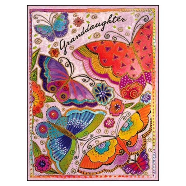 Birthday Card: Granddaughter: May flowers bloom just for you...