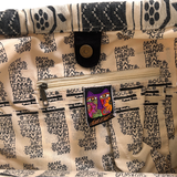 Vintage Embroidery Feline Friends Tote