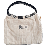 Vintage Embroidery Feline Friends Tote