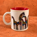 Vintage Giraffe Caravan Mug