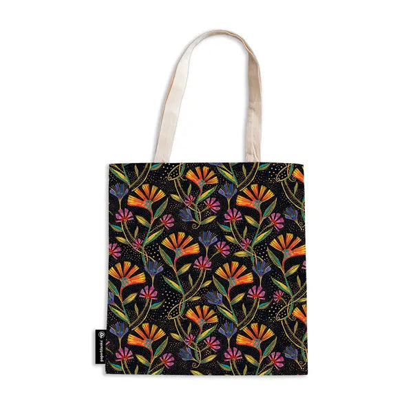 Wildflower Canvas Shoulder Bag