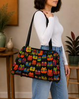 Vintage Cat Head Travel Tote
