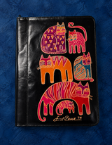 Vintage Leather Portfolio -Black