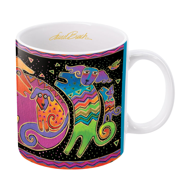 Dogs & Doggies Ceramic Mug -  14 oz.