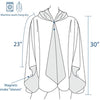 Cerulean Cat Reversible Rain Cape